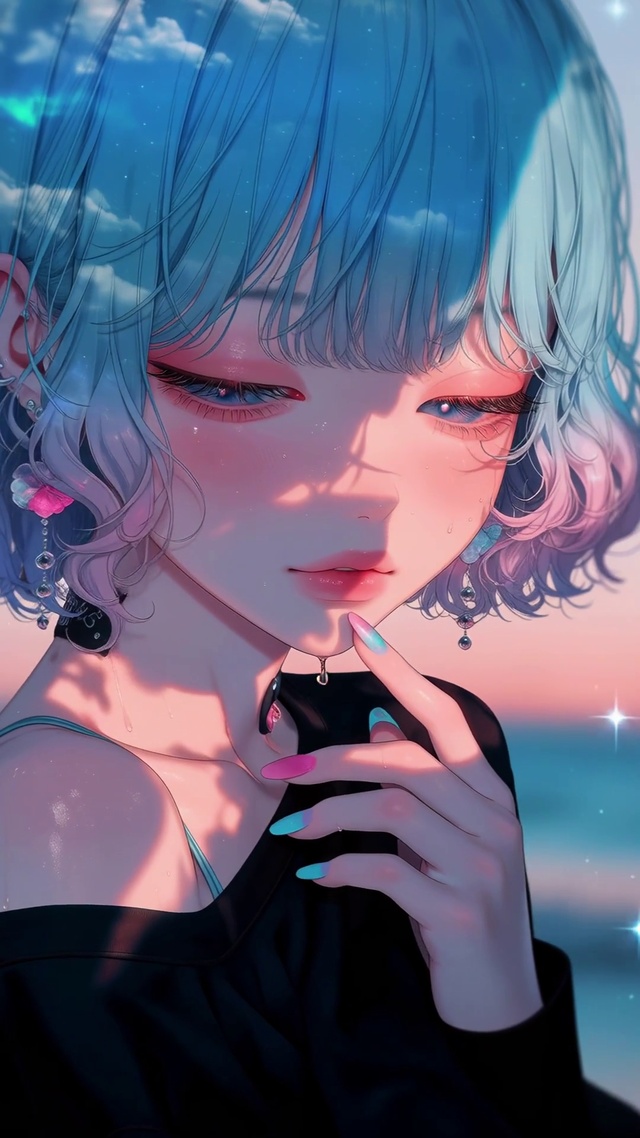 二次元萝莉女孩