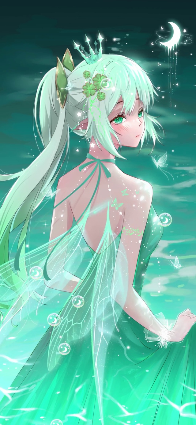 清新护眼 蝴蝶少女