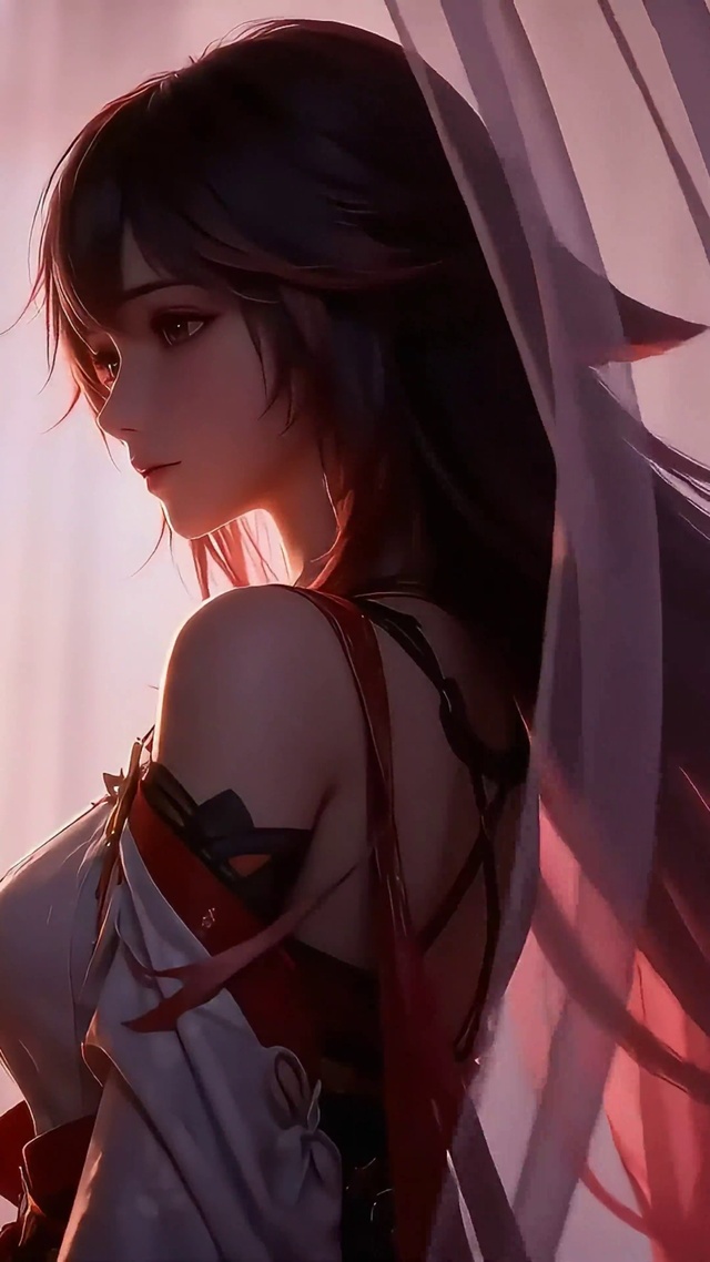 纱帘后的神子
