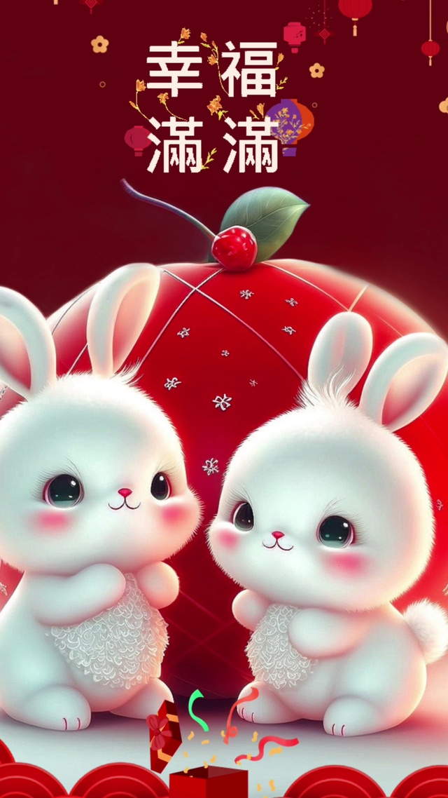 幸福满满兔子