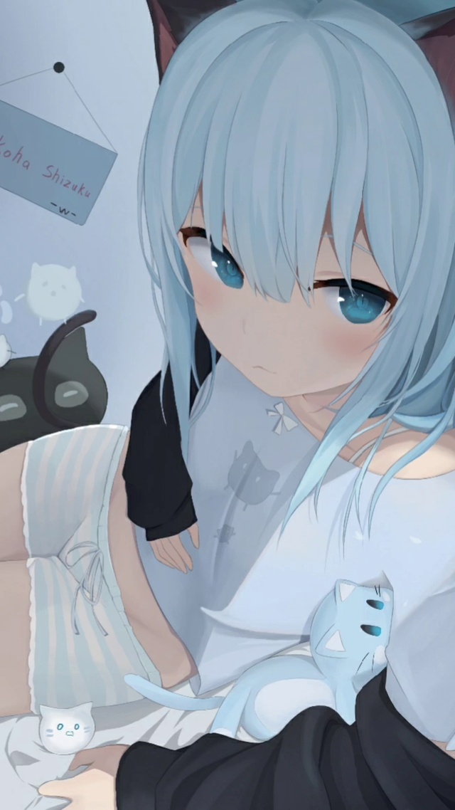 最好看猫羽雫壁纸4k