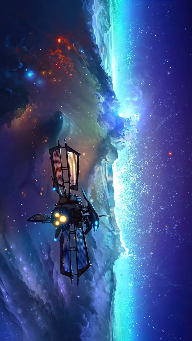 星空壁纸系列之银行飞船