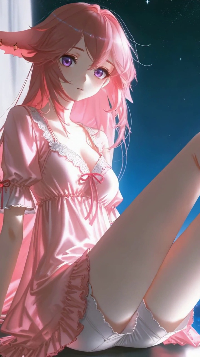 夜色里的温柔神子
