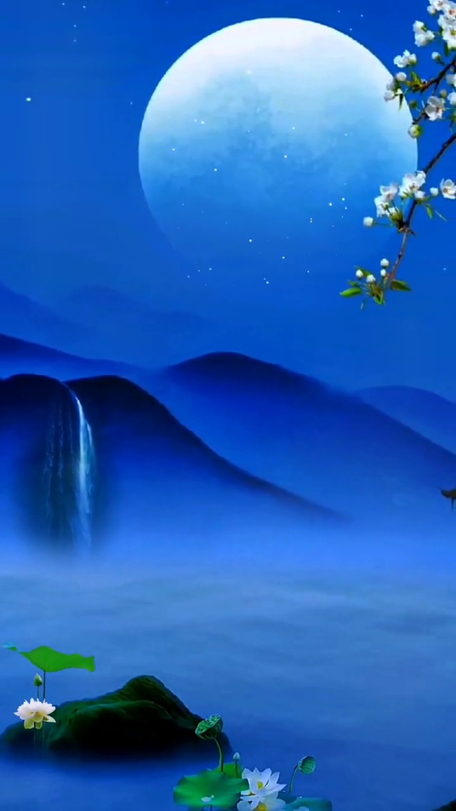  这么有意境的背景素材，你心动了吗？