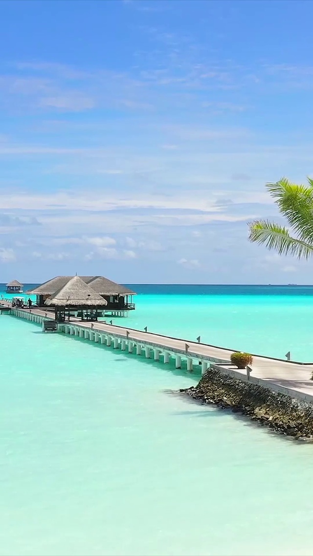 海滩 云 天空 港口 旅游_1