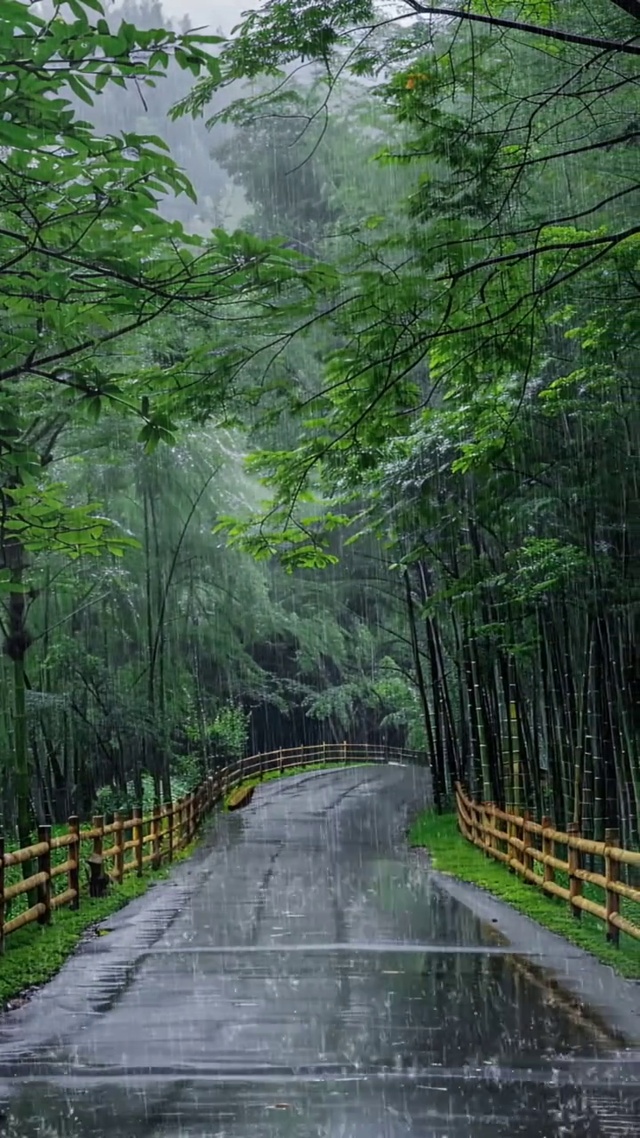 竹林细雨