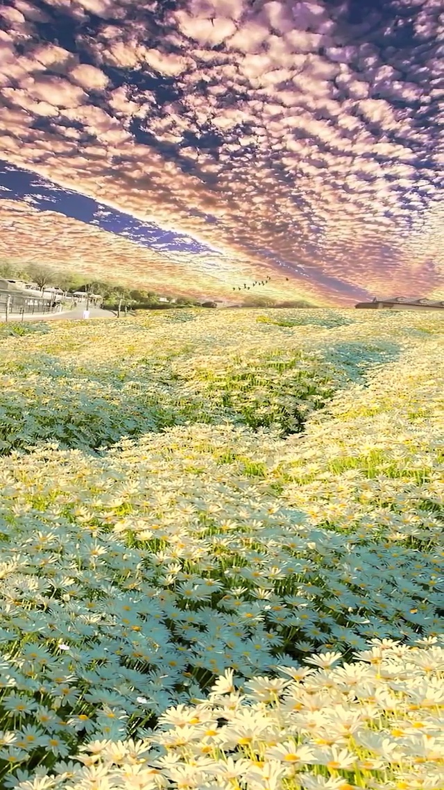 唯美雏菊