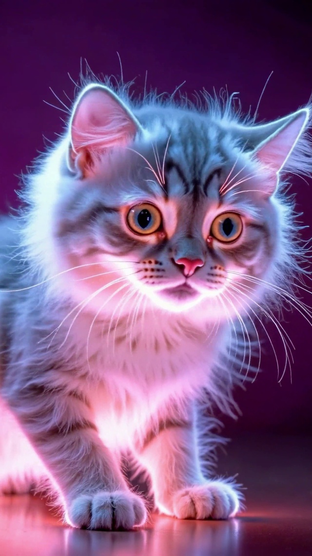 霓虹萌猫
