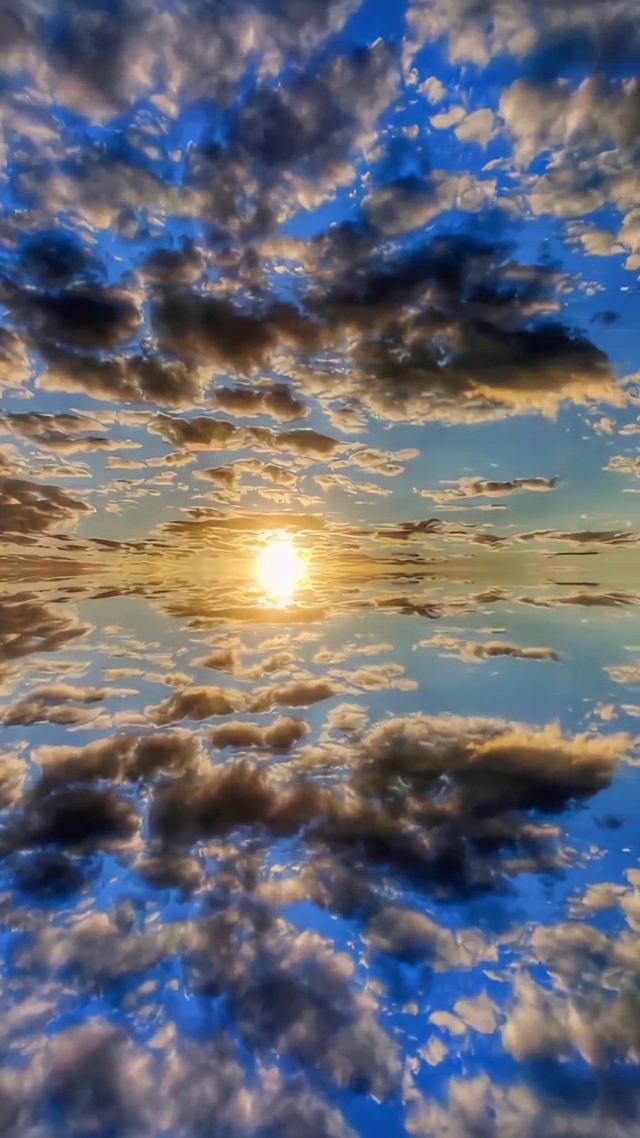 爆款蓝色系天空之境动态壁纸