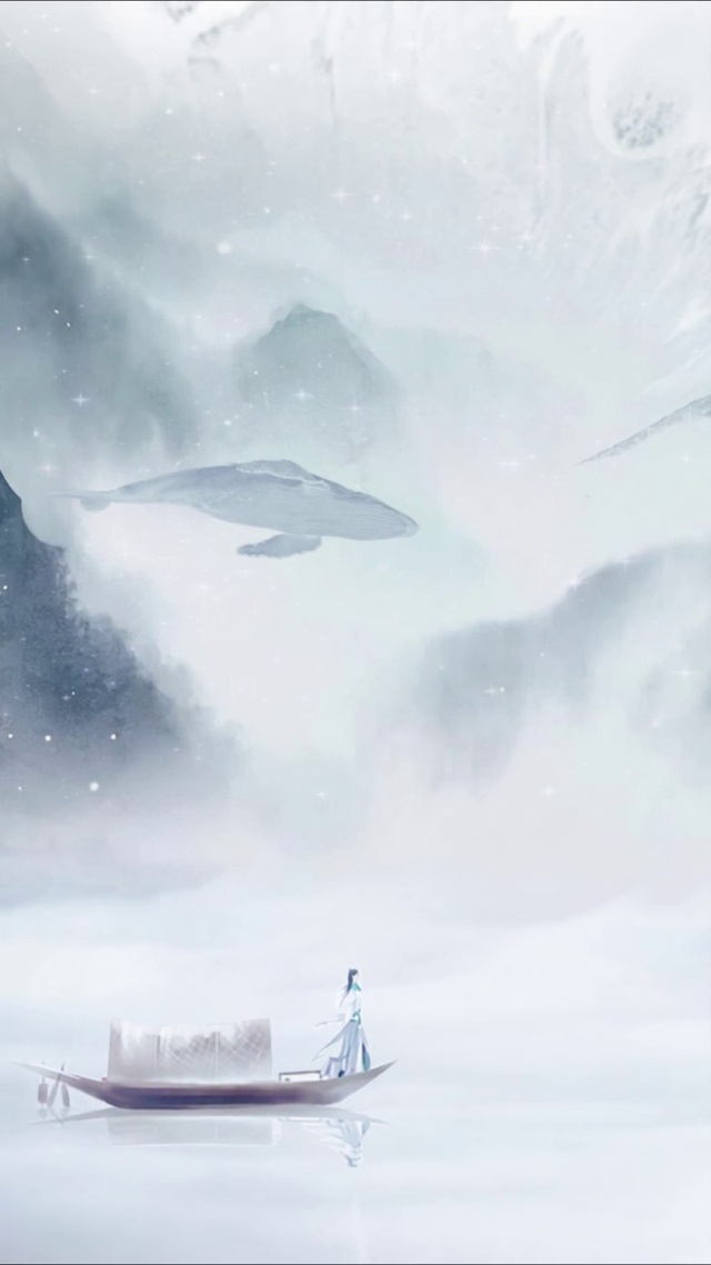 小船仙游青山绿水