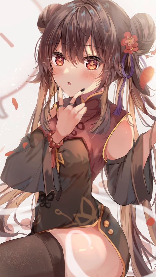 超美丸子头胡桃小姐姐