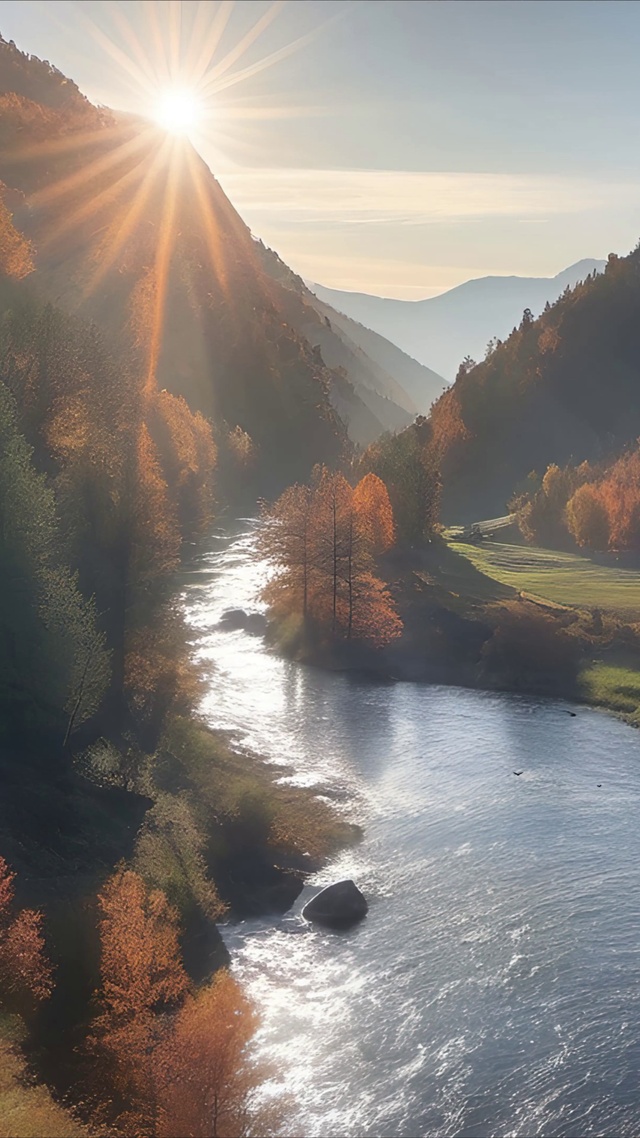 山高水阔(风景手机动态壁纸) - 风景手机壁纸下载 - 元气壁纸
