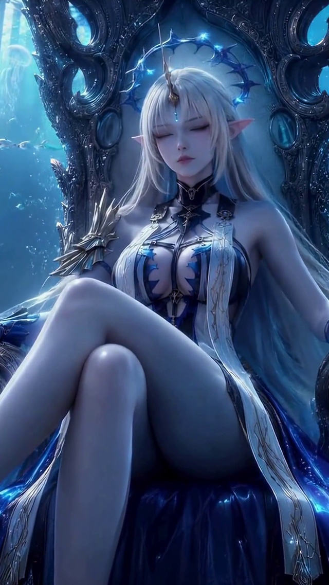 深海银发精灵女王芙露德莉斯