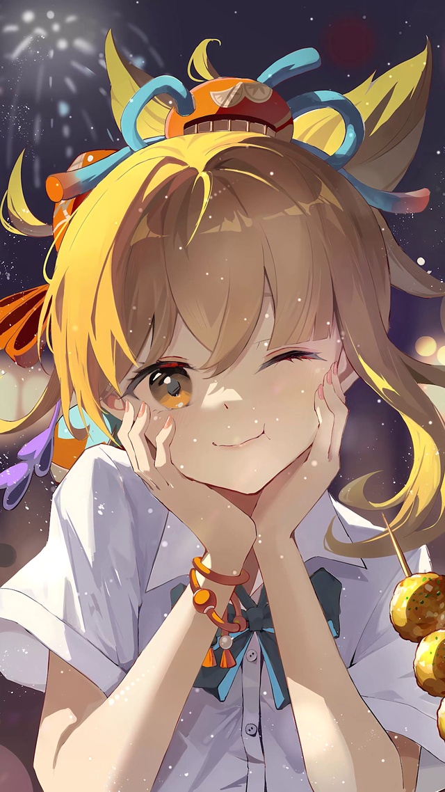 可爱清纯星空少女