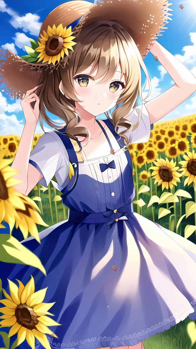 向日葵园的少女 M0324D6