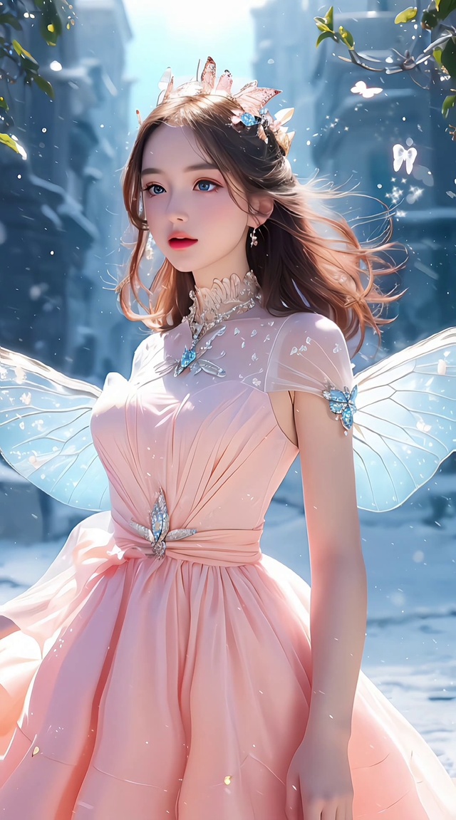 唯美可爱美女小精灵