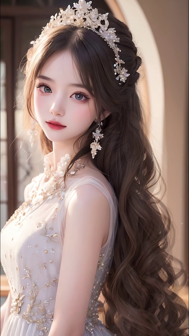 长发佳人淑女学生纯欲清纯4K