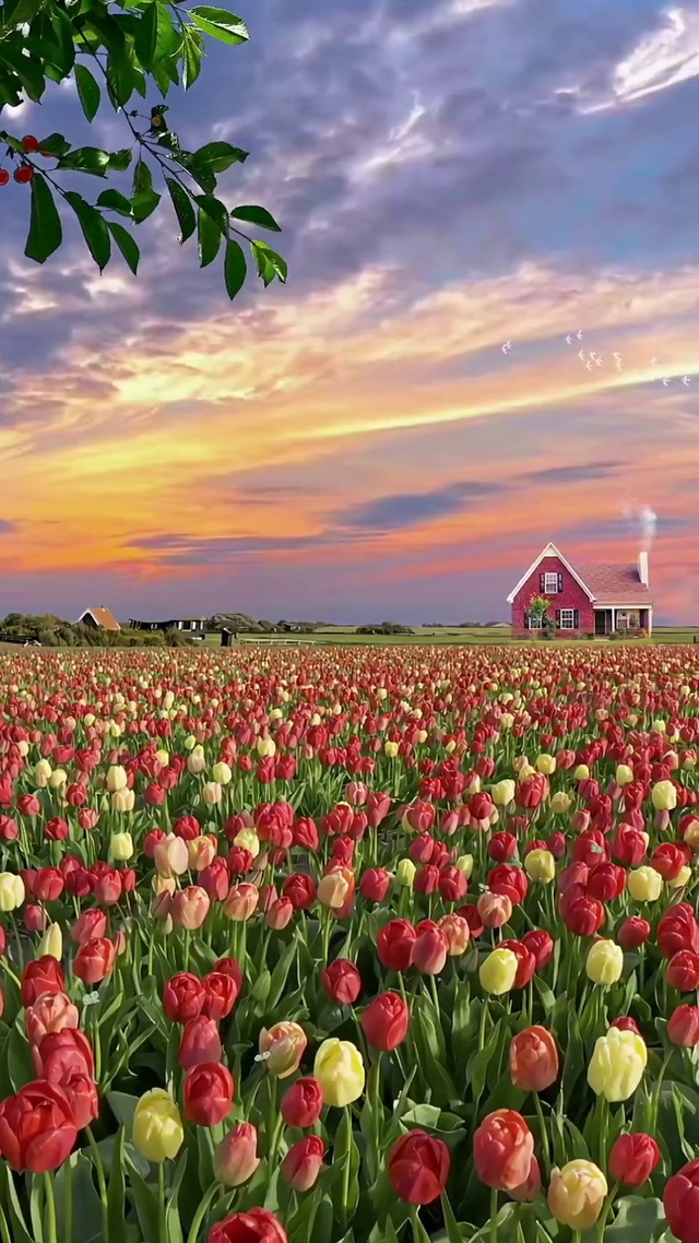 绚丽花海，唯美秋天。