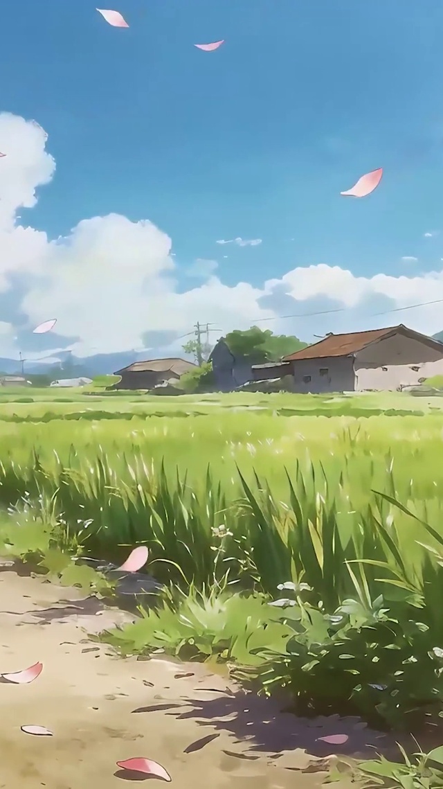 白云花草树木