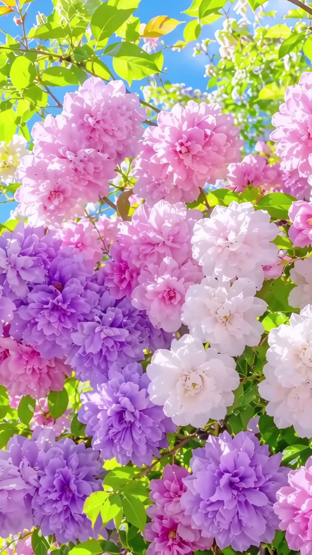 百花争艳