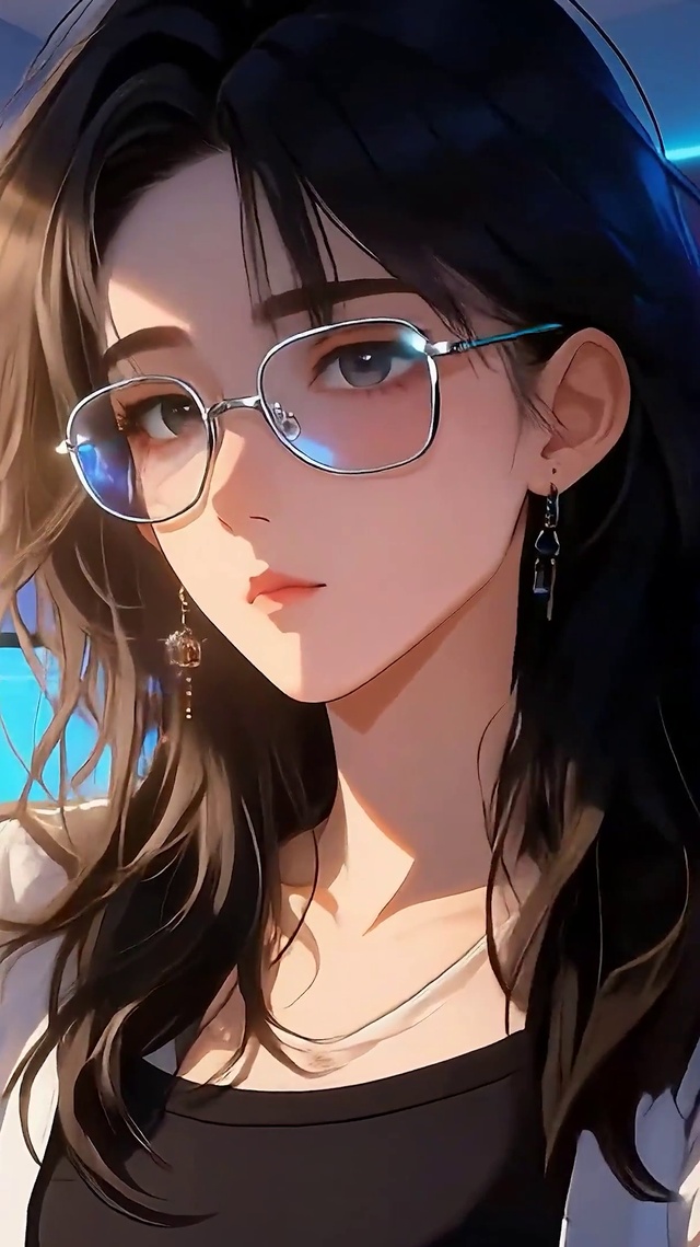 电脑旁女孩