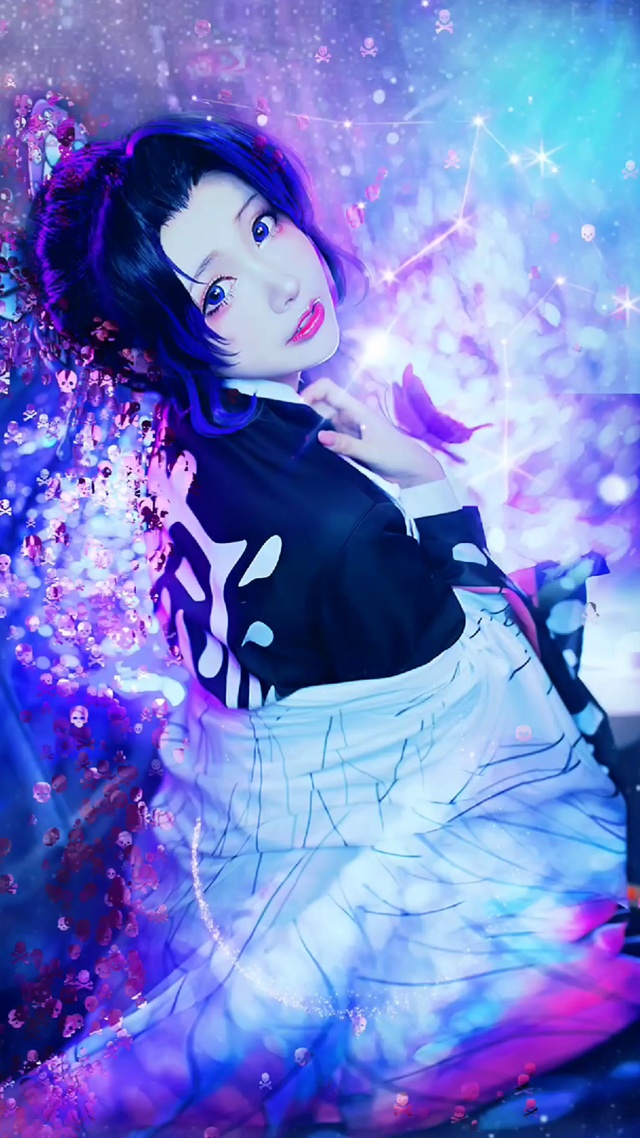鬼灭之刃梦幻蝴蝶忍cosplay