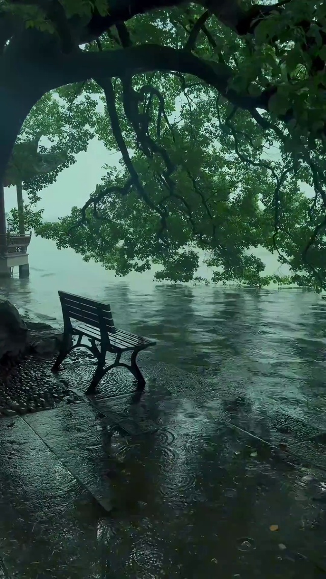 西湖烟雨