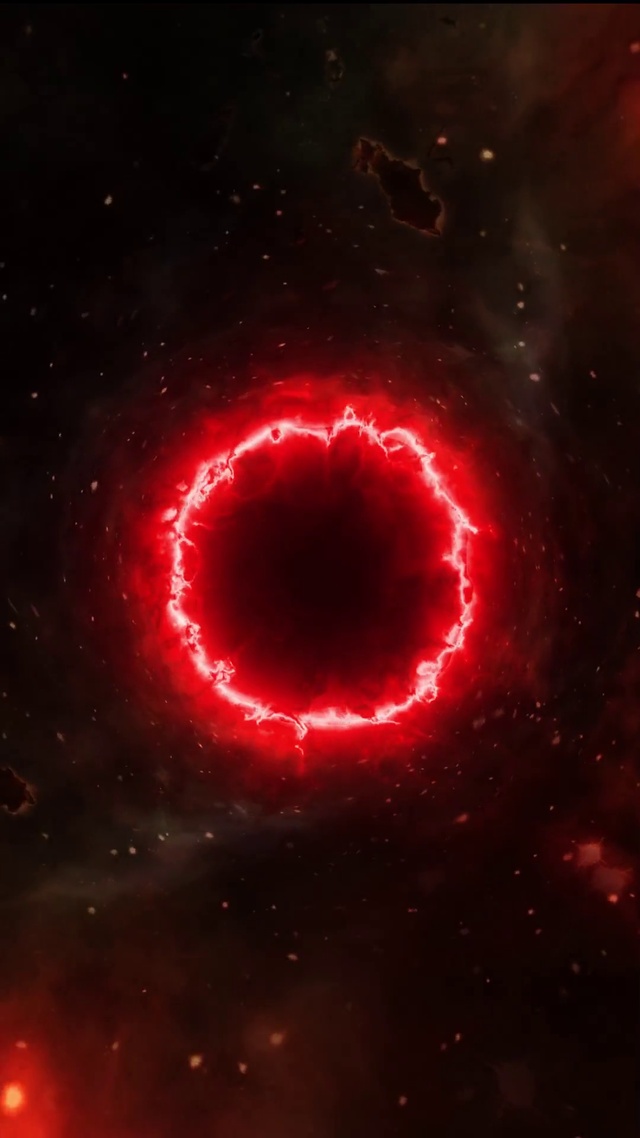 红色黑洞-星空系列