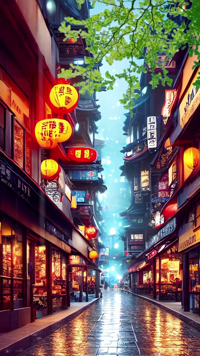雨天古城行
