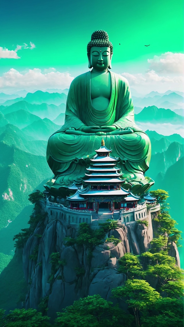 参天古佛(风景手机动态壁纸) - 风景手机壁纸下载 - 元气壁纸