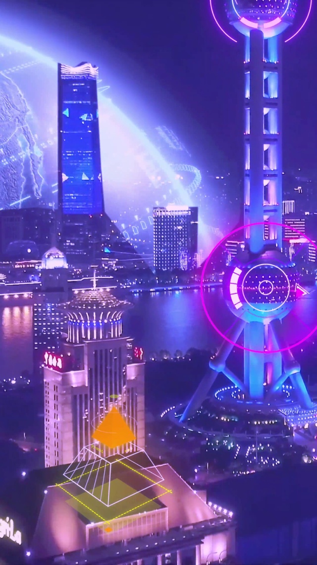 赛博朋克科技风
