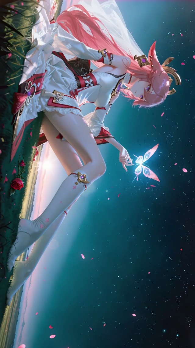 蝶语星空神子少女