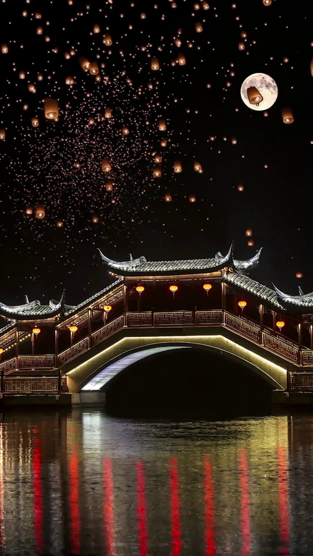 锦溪古镇古莲桥