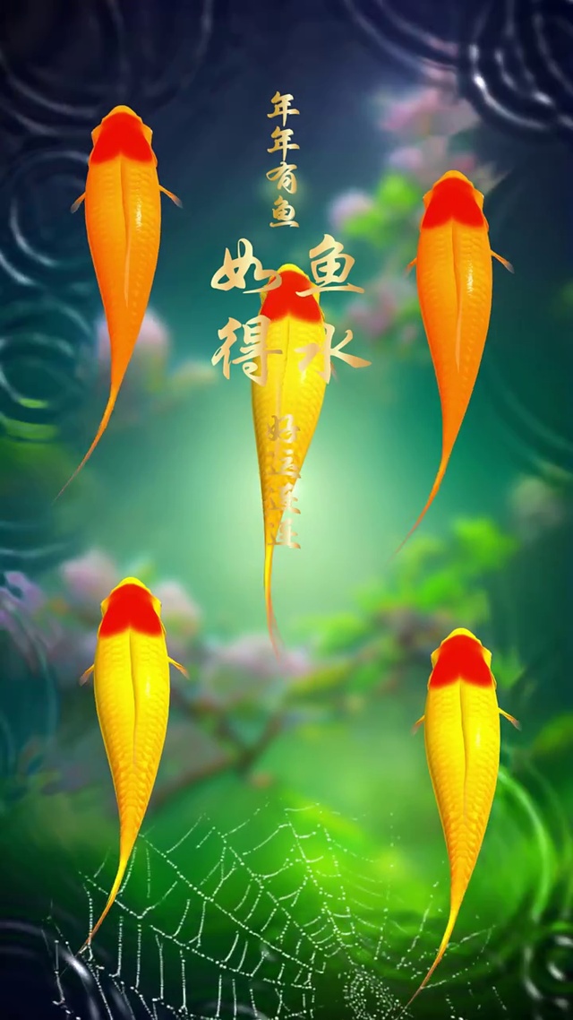 如鱼得水 锦鲤送财