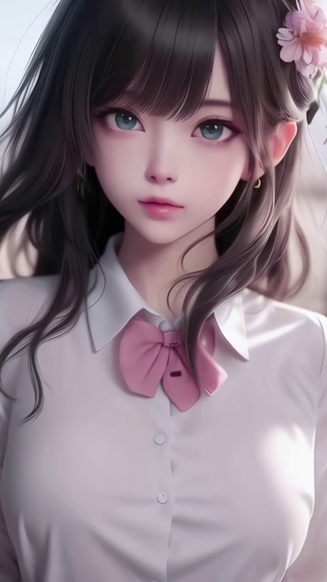 清纯治愈花季少女