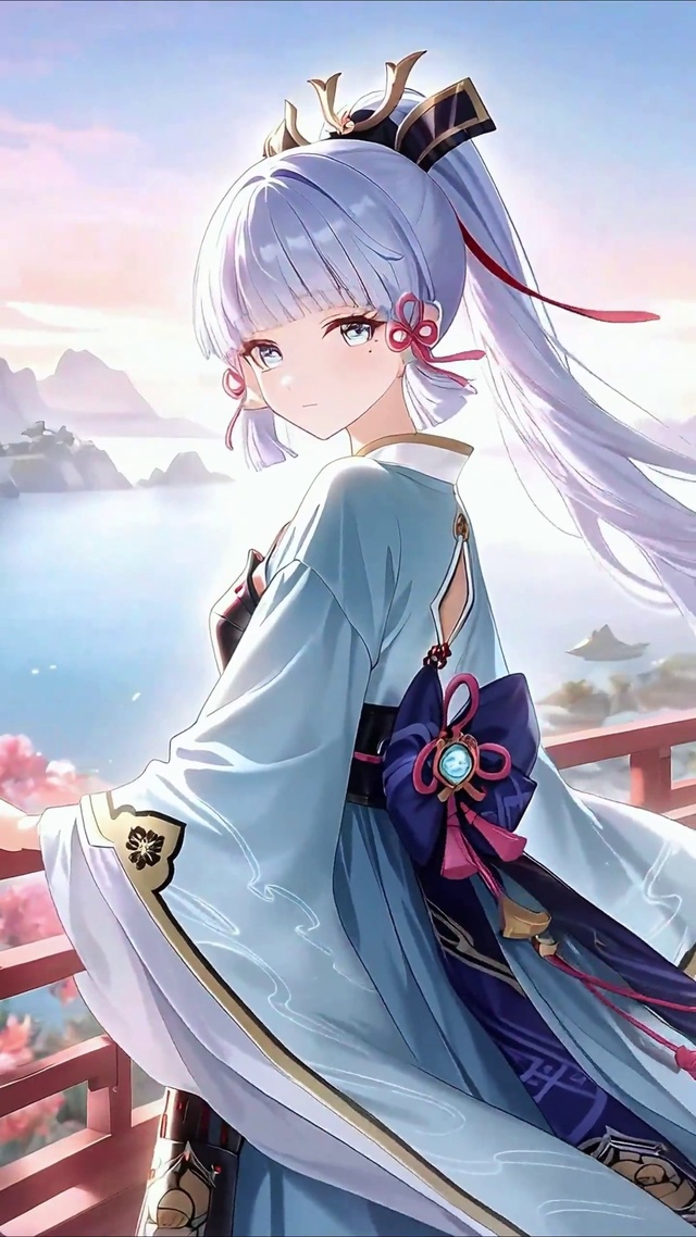 神里绫华丨高阁眺海丨