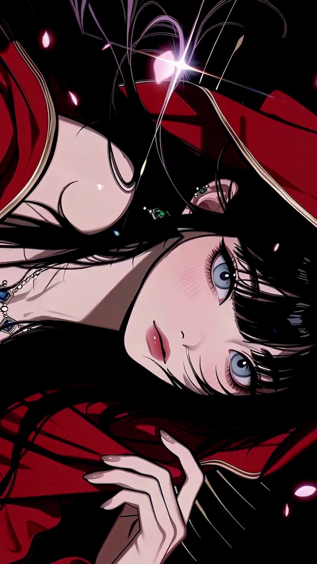 暗夜红妆的高冷美人
