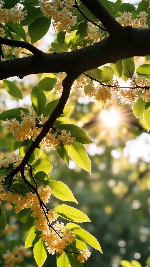 夏日一缕阳光洒下