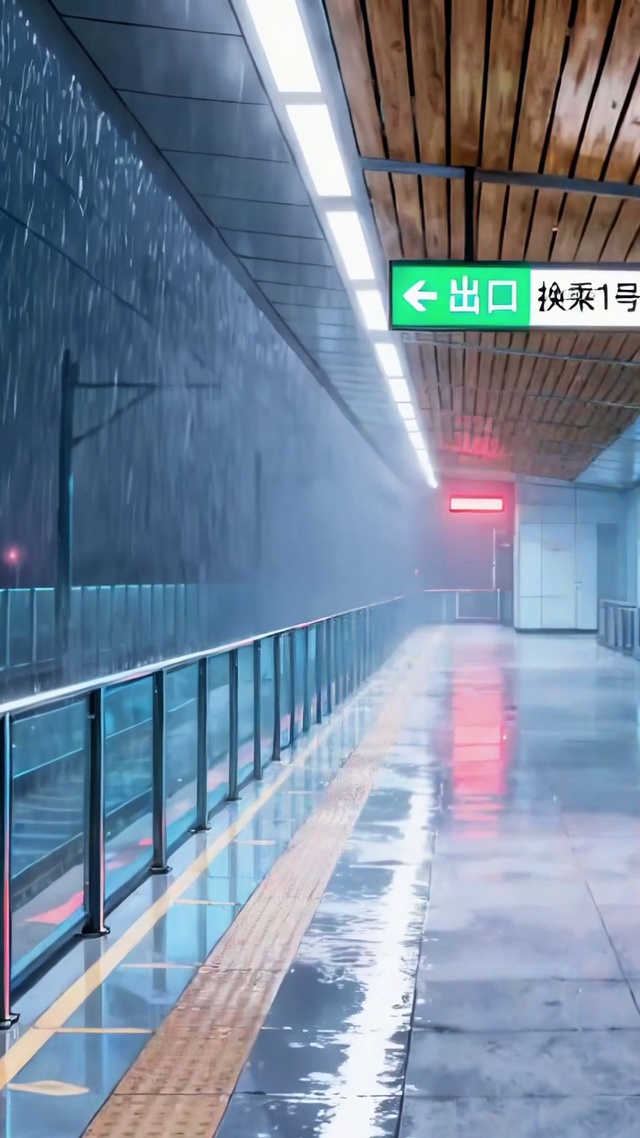 雨天站台