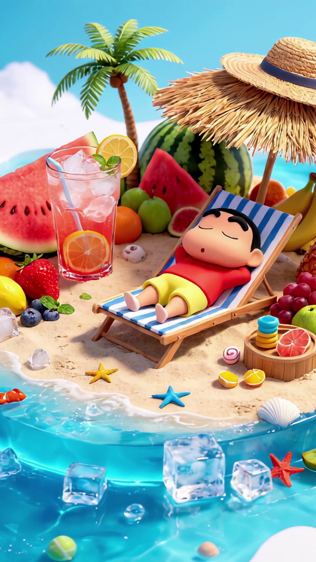 夏日海岛躺平记