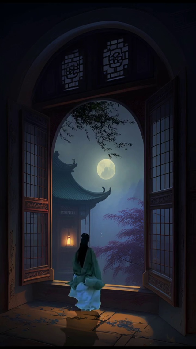 月下美人绿烟