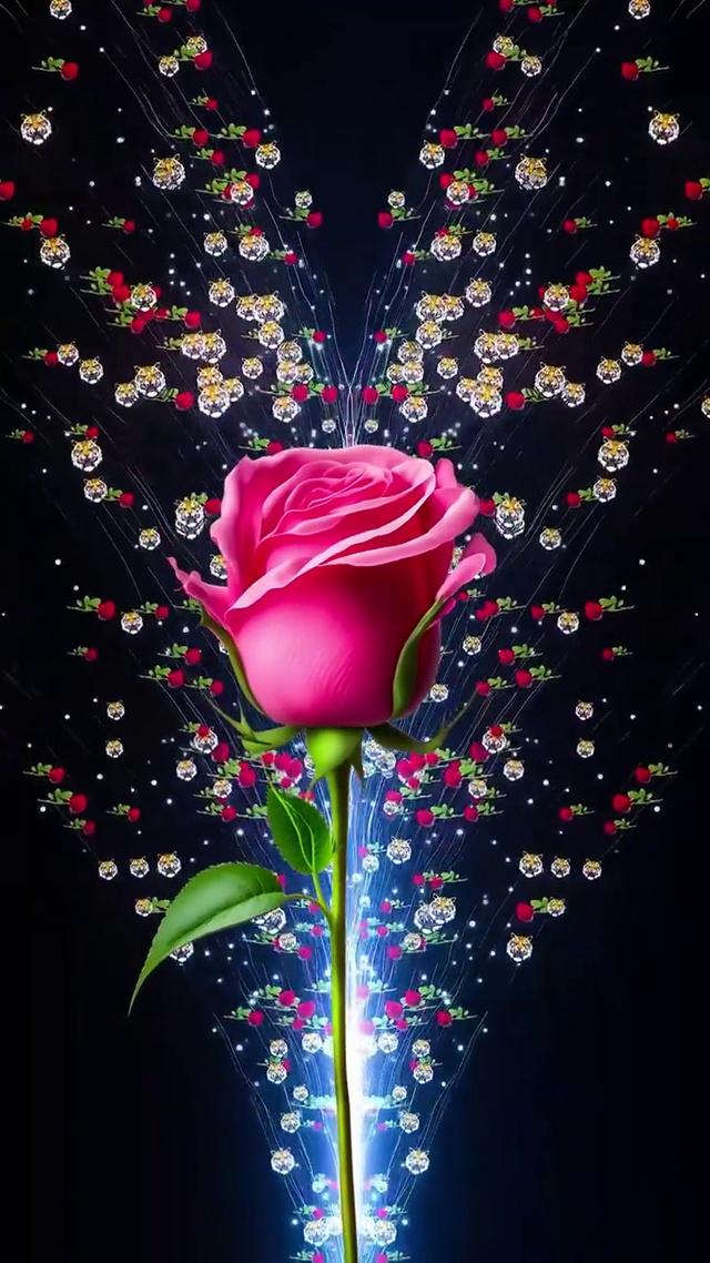 送你一朵玫瑰花