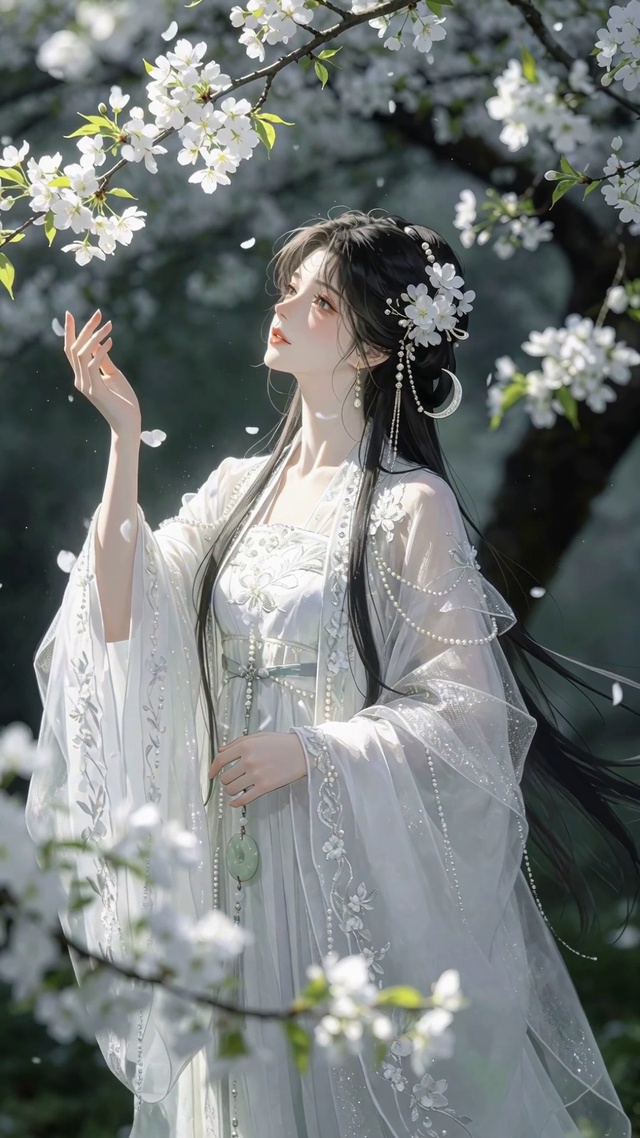 清纯古风美女壁纸