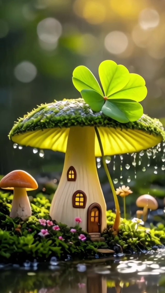 蘑菇屋动态壁纸