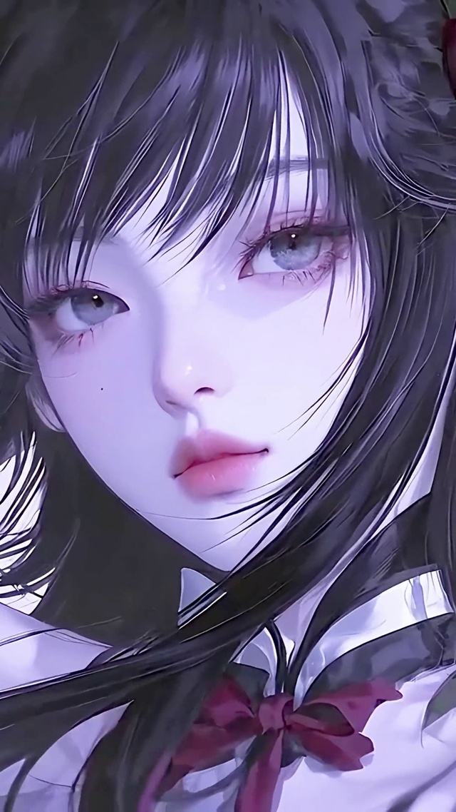 轻风佛面的玫瑰少女