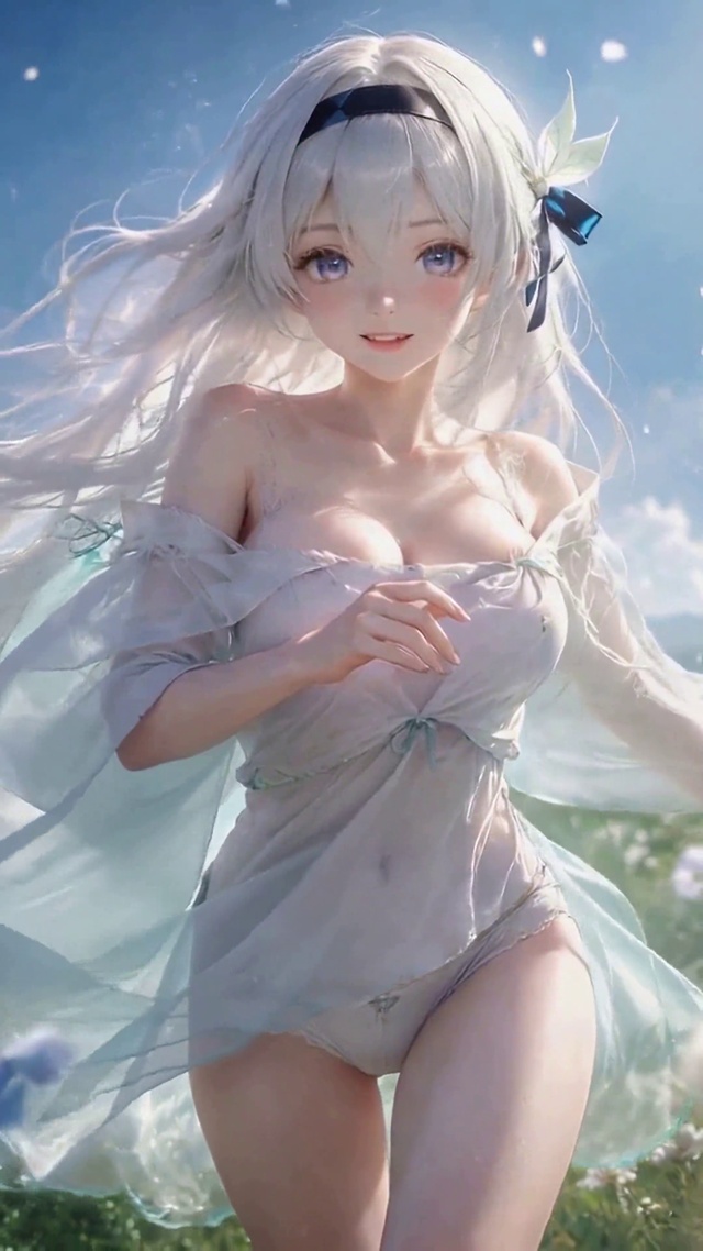 花海微风少女