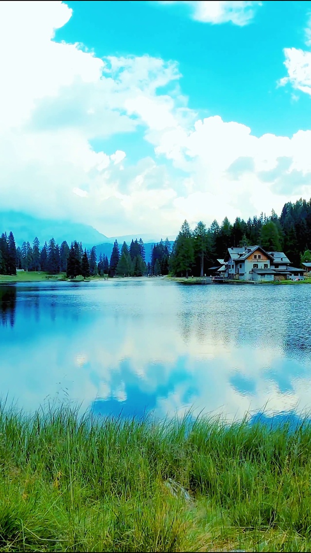 4K唯美高山湖泊