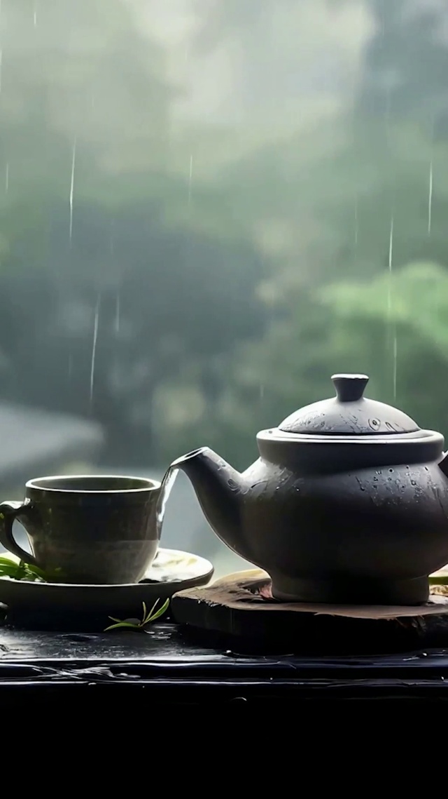 古风雨天
