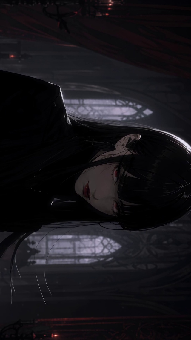 黑长直少女