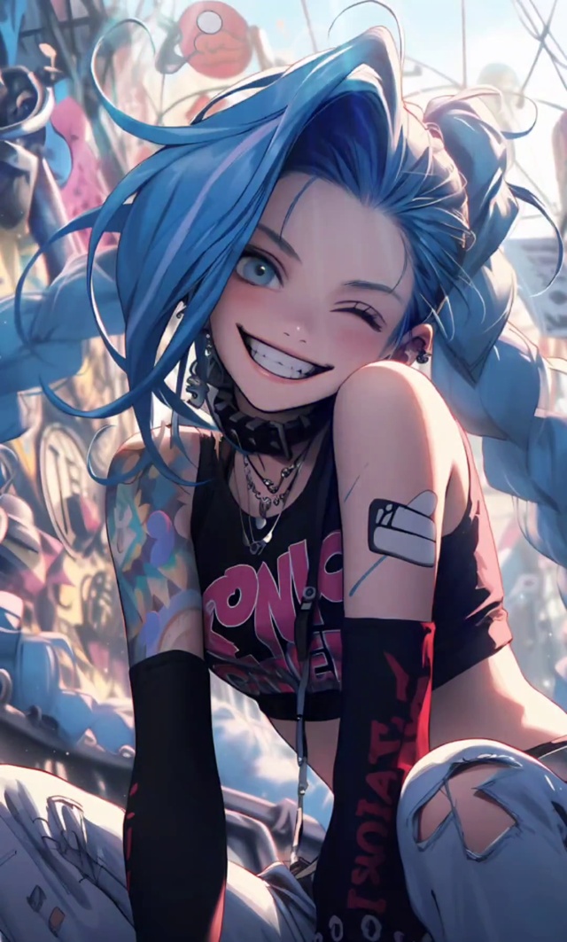 金克丝的含义就是金克丝  AI生成图